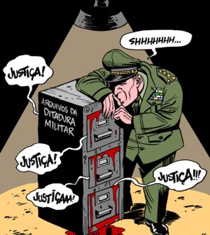 Militares estão nervosos com a “Comissão da Verdade” – Capitão da reserva incita destruição de documentos da época da ditadura latuff-ditadura 2